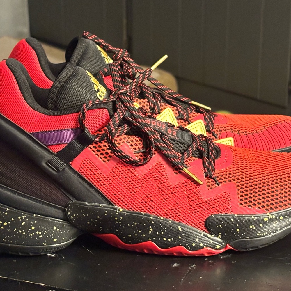 Adidas Athletic Sneakers. Donovan Mitchell Chinese new year